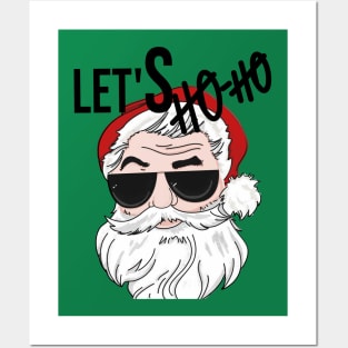 Naughty Santa Posters and Art